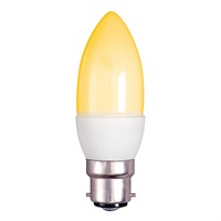 Click for a bigger picture.(1X1) 40W BC AMBER CANDLE LAMPS
