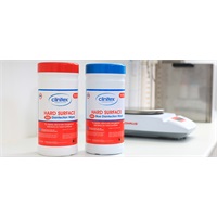 Click for a bigger picture.(1X200)R501 CLINTEX BLUE H/SURFACE WIPES *** out of stock ***