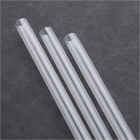 Click for a bigger picture.(1X250) 8" CLEAR MILKSHAKE STRAWS