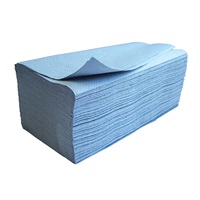 Click for a bigger picture.(1X3600) BLUE INTERLEAVED TOWELS