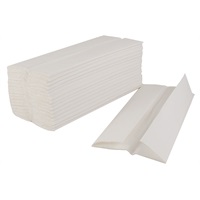 Click for a bigger picture.(1X1) 2PLY WHITE C FOLD HAND TOWELS