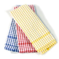 Click for a bigger picture.(1X10) CHECKED TEA TOWELS