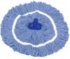 Click for a bigger picture.(1X1) BLUE MIDI LOOPED FREEDOM MOP HEAD