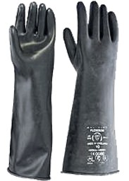 Click for a bigger picture.(1X1 PAIR ) SIZE 10 HD 11" BLACK GAUNTLET GLOVES