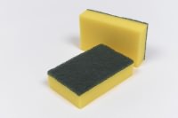 Click for a bigger picture.(!x10) Foam Backed Scourers
