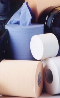 Click for a bigger picture.(1x6) 2Ply Blue Centrefeed Rolls                                               Quantity discounts available.Please contact our office.