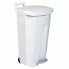 Click here for more details of the (1X1) 90 LTR INDOOR MOBILE BIN  - WHITE
