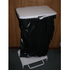 Click here for more details of the (1x1) Pedal Operated Refuse Sack Holder - White