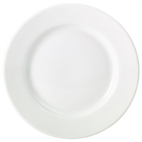 Click for a bigger picture.Genware Porcelain Classic Winged Plate 21cm/8.25"