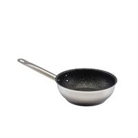 Click for a bigger picture.GenWare Non Stick Teflon Stainless Steel Sauteuse Pan 20cm