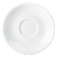 Click for a bigger picture.Genware Porcelain Saucer 12cm/4.75"