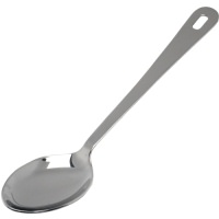 Click for a bigger picture.S/St.Serving Spoon 14" With Hanging Hole