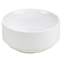 Click for a bigger picture.Genware Porcelain Unhandled Soup Bowl 25cl/8.75oz