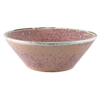 Click for a bigger picture.Terra Porcelain Rose Conical Bowl 14cm