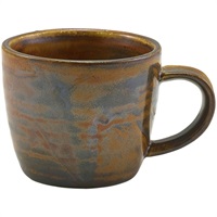 Click for a bigger picture.Terra Porcelain Rustic Copper Espresso Cup 9cl/3oz