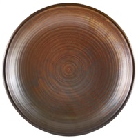 Click for a bigger picture.Terra Porcelain Rustic Copper Deep Coupe Plate 28cm