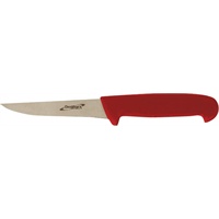 Click for a bigger picture.Genware 5" Rigid Boning Knife Red