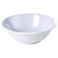 Click for a bigger picture.Genware 6" Melamine Oatmeal Bowl White