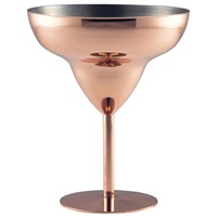 Click for a bigger picture.Copper Margarita Glass 30cl/10.5oz