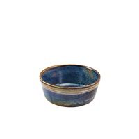 Click for a bigger picture.Terra Porcelain Aqua Blue Round Pie Dish 13.6cm