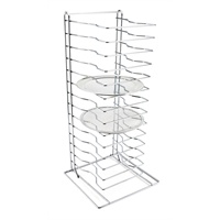 Click for a bigger picture.Genware Pizza Rack/Stand 15 Shelf