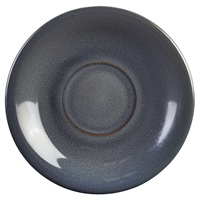Click for a bigger picture.Terra Stoneware Rustic Blue Saucer 15cm