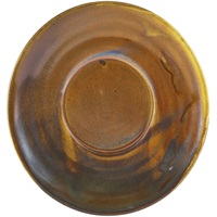 Click for a bigger picture.Terra Porcelain Rustic Copper Saucer 14.5cm