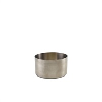 Click for a bigger picture.GenWare Stainless Steel Straight Sided Dish 9cm