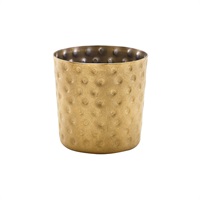 Click for a bigger picture.GenWare Gold Vintage Steel Hammered Serving Cup 8.5 x 8.5cm