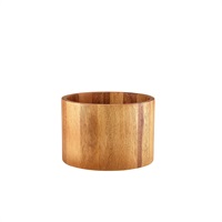 Click for a bigger picture.GenWare Acacia Wood Straight Sided Bowl 22.5 x 15cm
