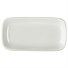 Genware Porcelain Rounded Rectangular Plate 19.5 x 10cm/7.75 x 4"