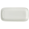 Genware Porcelain Rounded Rectangular Plate 24.5 x 12.5cm/9.75 x 5"