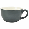 Click here for more details of the Genware Porcelain Grey Bowl Shaped Cup 17.5cl/6oz
