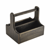 Click here for more details of the Medium Black Wooden Table Caddy