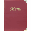 Click here for more details of the A4 Menu Holder Wine Red 8 Pages