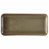 Terra Porcelain Grey Narrow Rectangular Platter 27 x 12.5cm