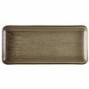 Terra Porcelain Grey Narrow Rectangular Platter 31 x 14cm