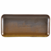 Click here for more details of the Terra Porcelain Rustic Copper Narrow Rectangular Platter 27 x 12.5cm